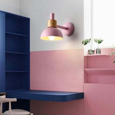 Minimalist Pink Wall Light – Nordic Lamp for Home Decor