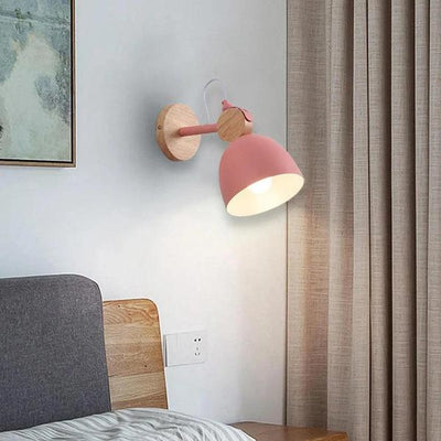 Minimalist Pink Wall Light – Nordic Lamp for Home Decor