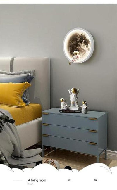 Modern Acrylic Wall Lamp Smart & Color-Adjustable Lighting for Kids Room and Home