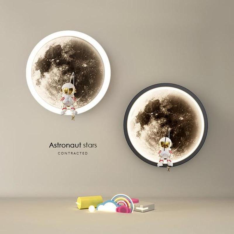 Modern Acrylic Wall Lamp Smart & Color-Adjustable Lighting for Kids Room and Home