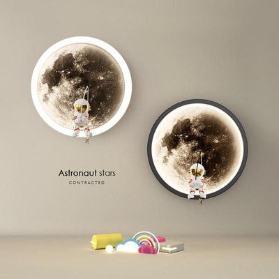 Modern Acrylic Wall Lamp Smart & Color-Adjustable Lighting for Kids Room and Home