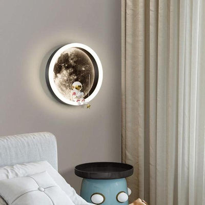 Modern Acrylic Wall Lamp Smart & Color-Adjustable Lighting for Kids Room and Home