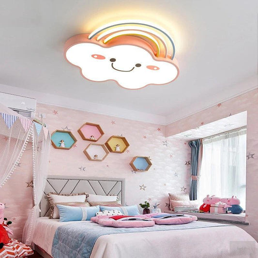 Modern Cartoon Rainbow Cloud Ceiling