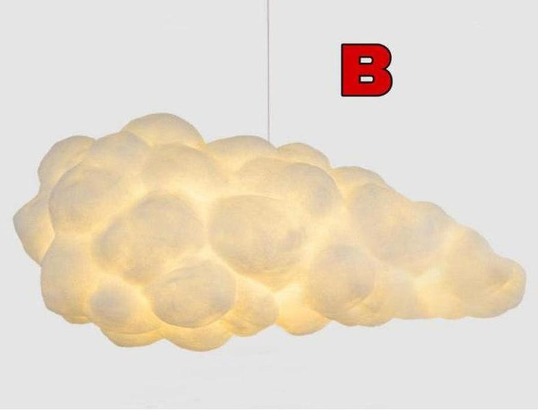 Modern Floating Cloud Chandelier Soft Ambient Lighting
