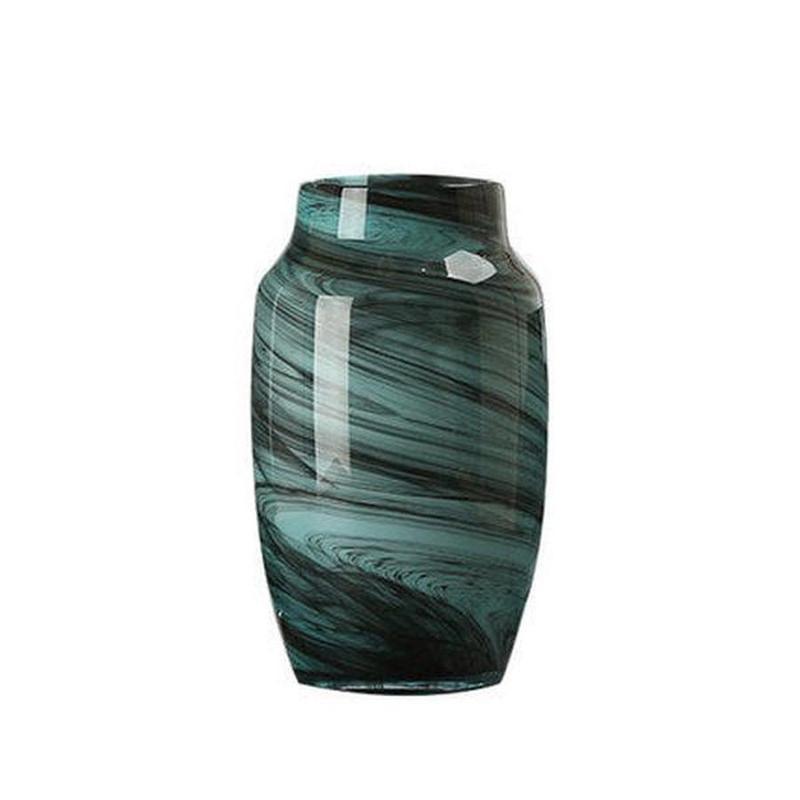 Modern Painted Glass Vase Minimalist Home Decor for Kids Room or Living Space