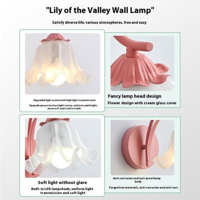 Modern Simplicity Wall Light LED Fixture in Pink, Red, Yellow, or Green