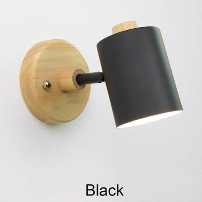 Modern Square Wall Lamp 130×130mm LED Light in White, Black, Gray, Green, Yellow, or Pink