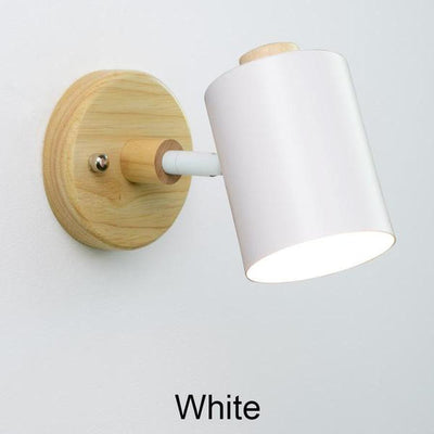 Modern Square Wall Lamp 130×130mm LED Light in White, Black, Gray, Green, Yellow, or Pink