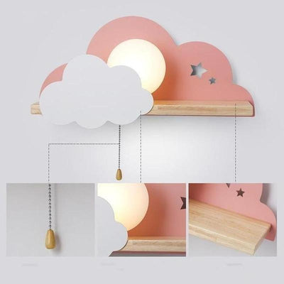 Modern Wall Lamp E27 Fixture for Kids Room or Home Decor