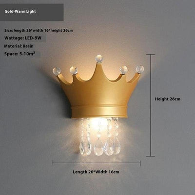 Modern Wall Lamp – Warm Light LED Fixture in Gold, Pink, or Gray (26x16x26cm)