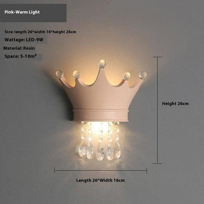 Modern Wall Lamp – Warm Light LED Fixture in Gold, Pink, or Gray (26x16x26cm)