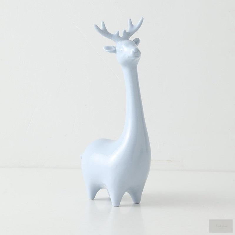 Modern minimalist ceramic animal ornaments