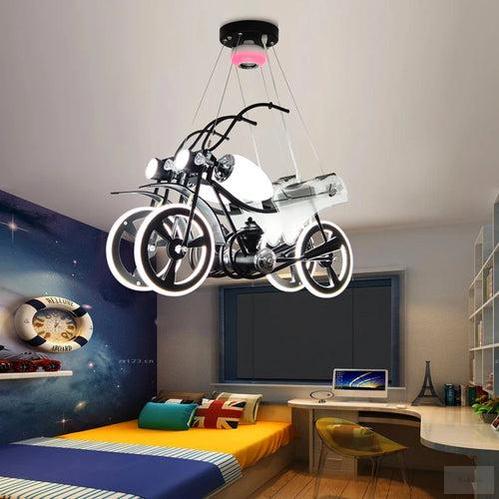 Modern motorbike Chandelier