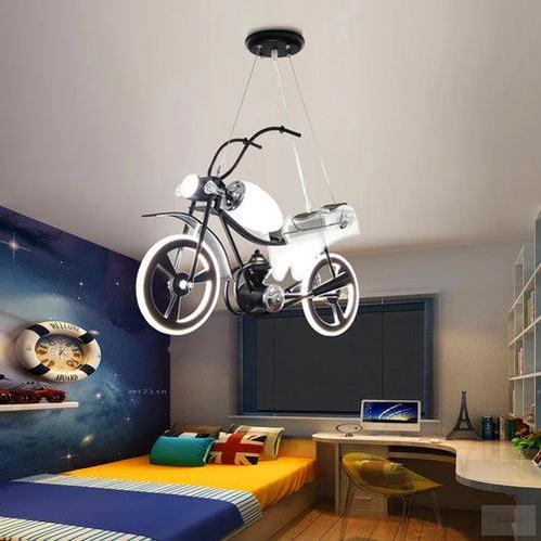 Modern motorbike Chandelier