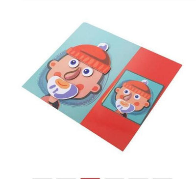 Montessori Magnetic Fun Puzzle Children's Wooden