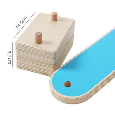 Montessori Sensory Balance Board & Stepping Stones Set 23 pc