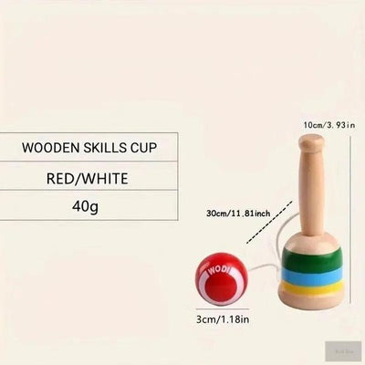 Montessori Toy Wooden Ball in a Cup Toy