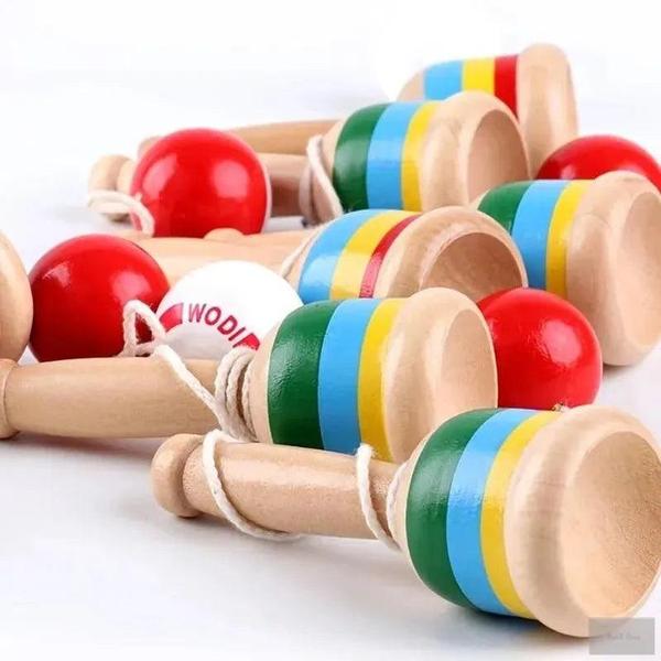 Montessori Toy Wooden Ball in a Cup Toy