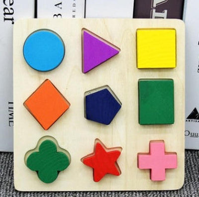 Montessori Wooden 3D Puzzle for Kids – Educational Brain Teaser Toy for Ages 4–6