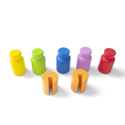 Montessori Wooden Balance Toy – Hand-Eye Coordination & Grasping Skill Trainer for Toddlers