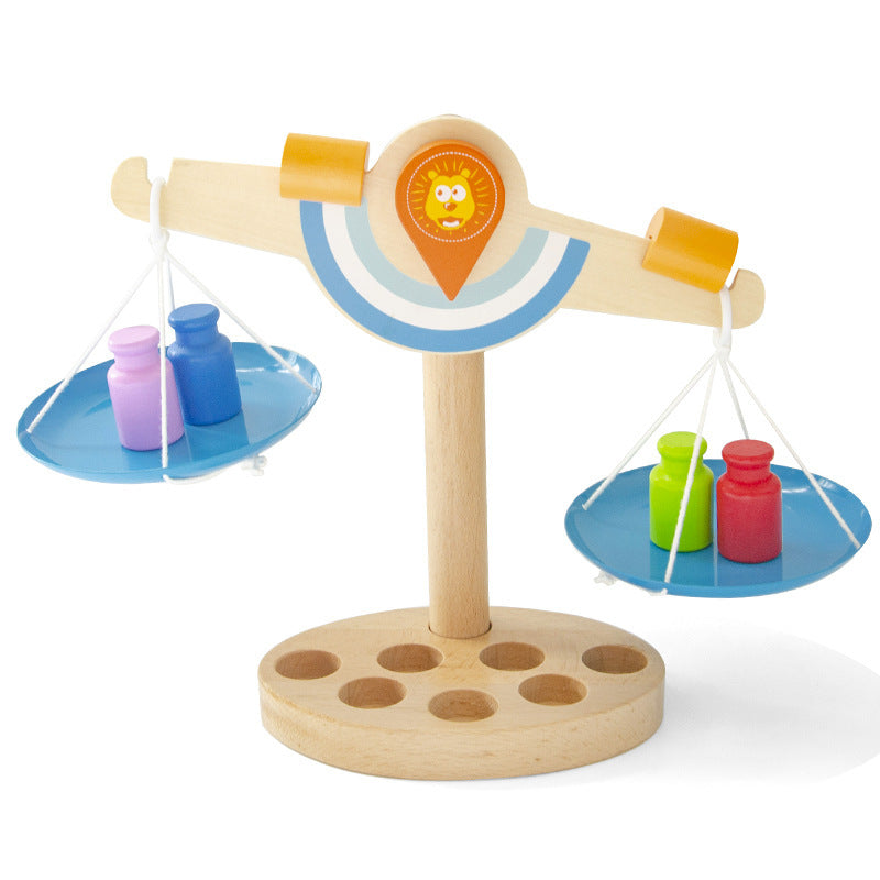 Montessori Wooden Balance Toy – Hand-Eye Coordination & Grasping Skill Trainer for Toddlers