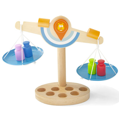 Montessori Wooden Balance Toy – Hand-Eye Coordination & Grasping Skill Trainer for Toddlers