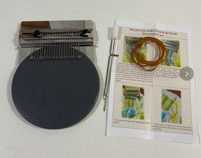 Montessori Wooden DIY Knitting Loom Portable Sewing Toy for Kids