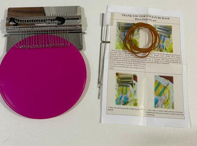 Montessori Wooden DIY Knitting Loom Portable Sewing Toy for Kids