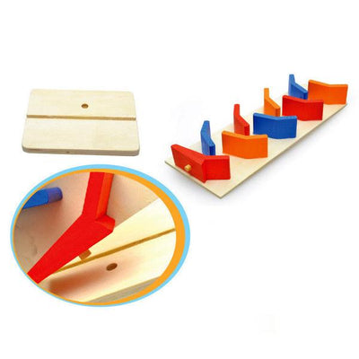 Montessori Wooden Gliding Car Toy Educational Toy for Babies (0–3 Years)