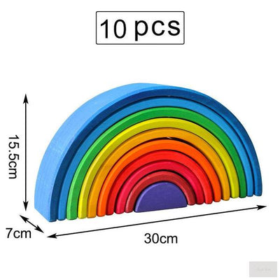 Montessori Wooden Large Rainbow