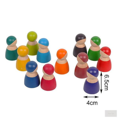 Montessori Wooden Large Rainbow