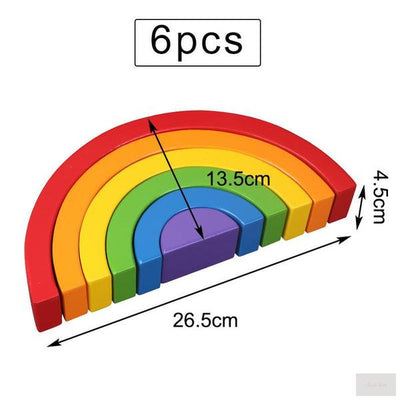 Montessori Wooden Large Rainbow