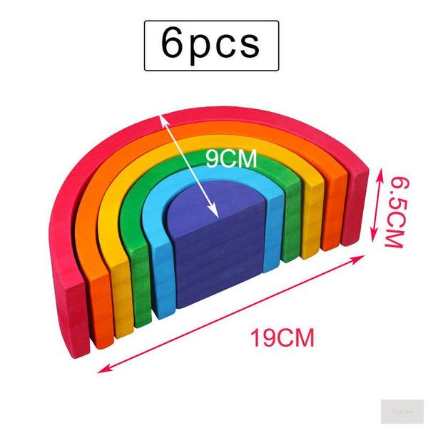 Montessori Wooden Large Rainbow