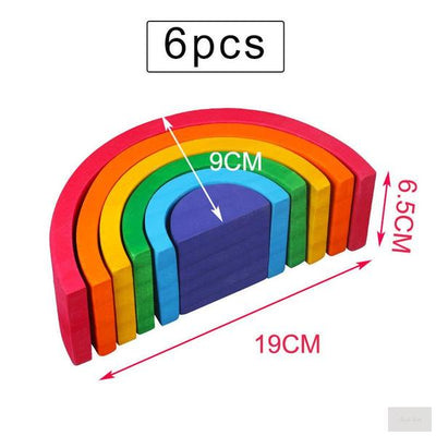 Montessori Wooden Large Rainbow