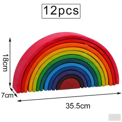 Montessori Wooden Large Rainbow