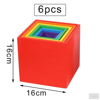 Montessori Wooden Large Rainbow