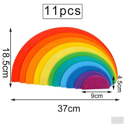 Montessori Wooden Large Rainbow