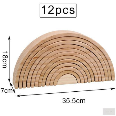Montessori Wooden Large Rainbow