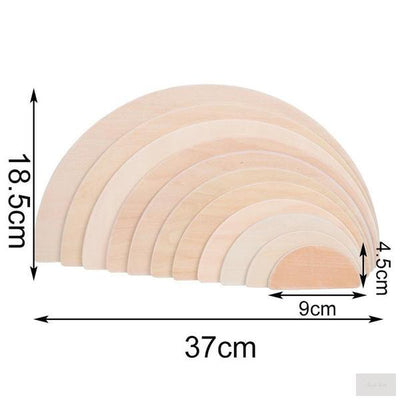 Montessori Wooden Large Rainbow
