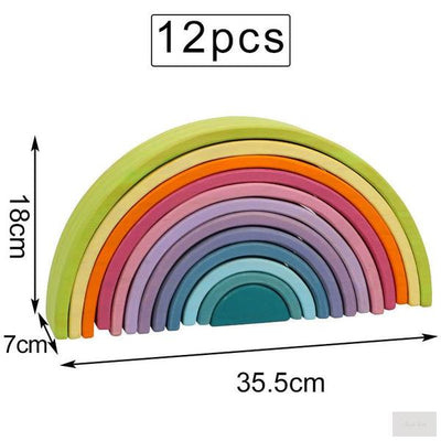 Montessori Wooden Large Rainbow