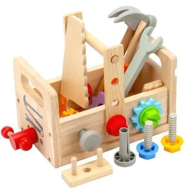 Montessori Wooden Lock Box Practical Life Skills Busy Board Toy