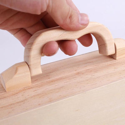 Montessori Wooden Tool Kit for Toddlers DIY Simulation Repair Play Set