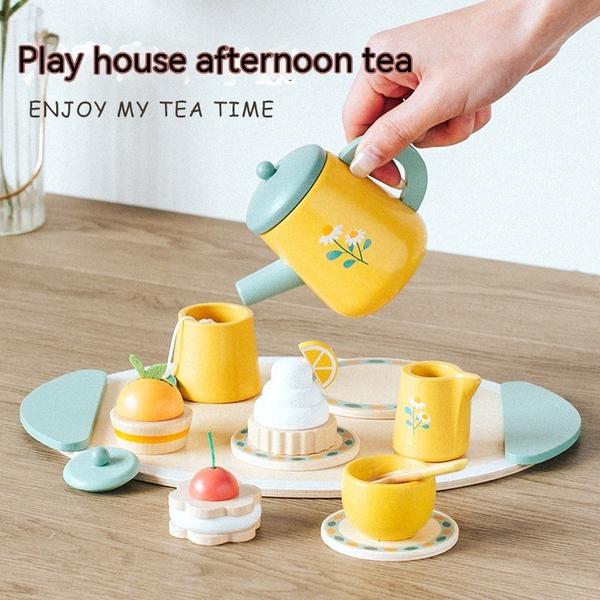 Montessori Wooden Toy Sets for Kids Tea set