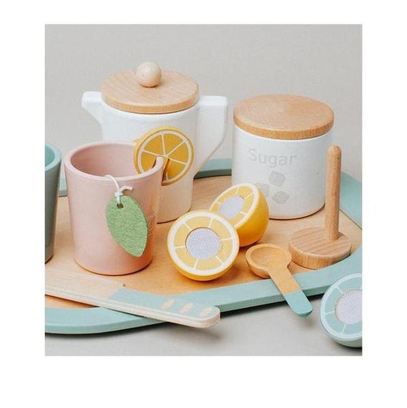 Montessori Wooden Toy Sets for Kids Tea set