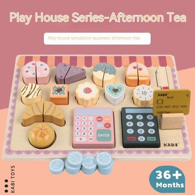 Montessori Wooden Toy Sets for Kids Tea set