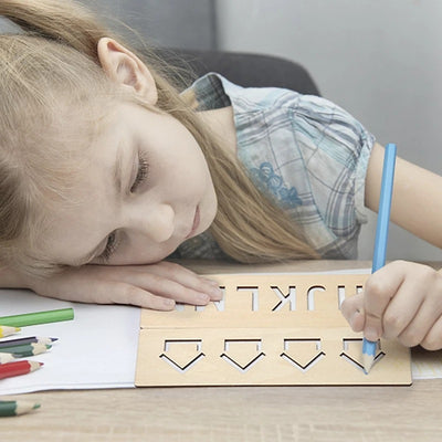 Montessori Wooden Word & Number Spelling Toy Early Learning Educational Set for Kids