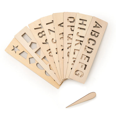 Montessori Wooden Word & Number Spelling Toy Early Learning Educational Set for Kids
