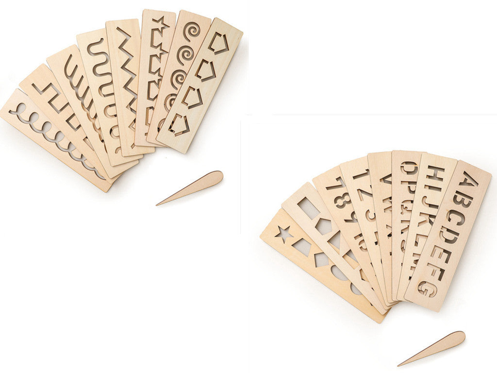 Montessori Wooden Word & Number Spelling Toy Early Learning Educational Set for Kids
