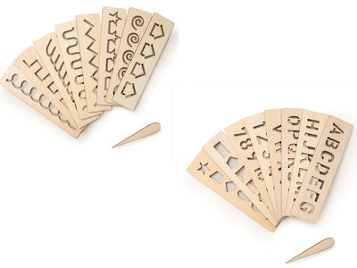 Montessori Wooden Word & Number Spelling Toy Early Learning Educational Set for Kids