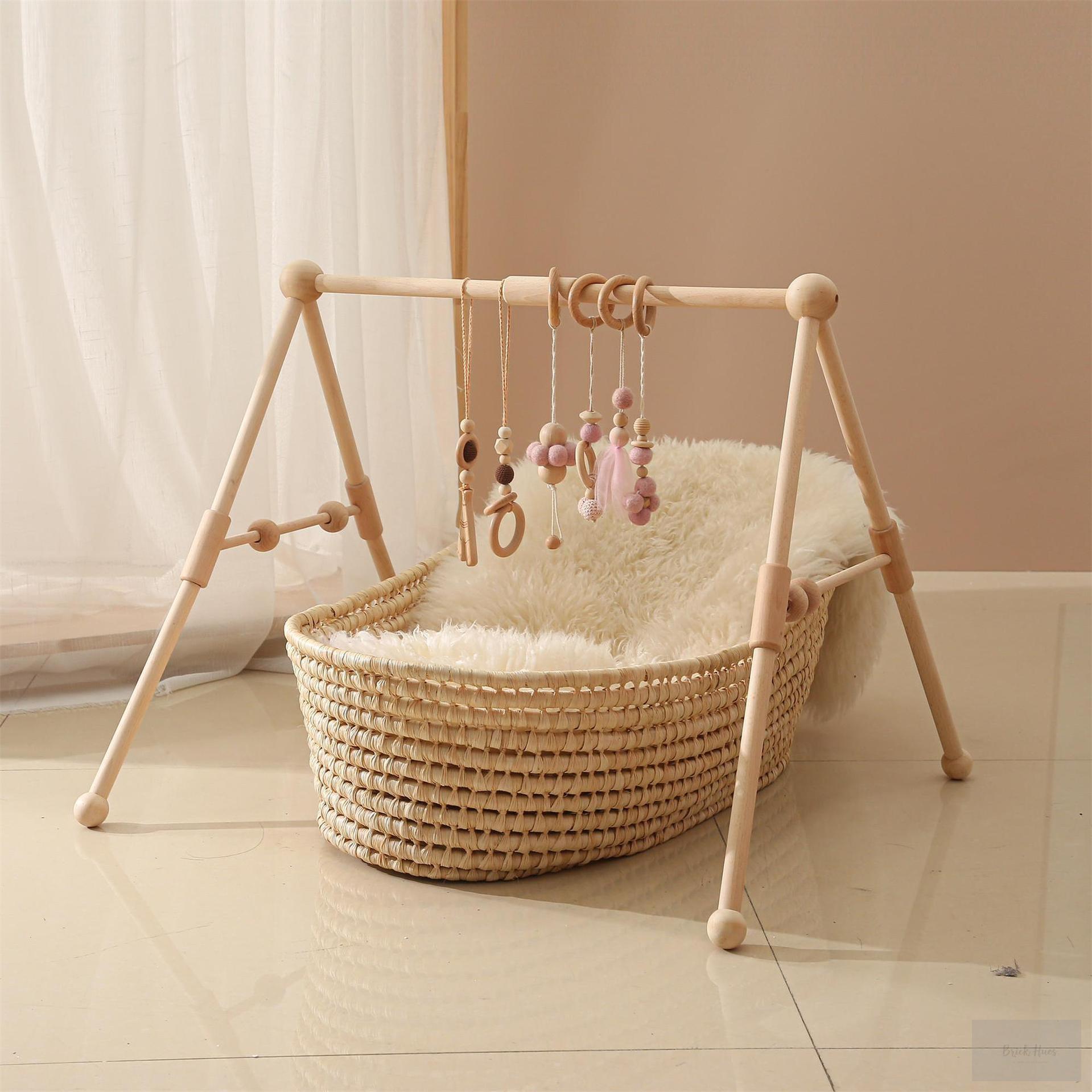 Newborn Baby Crib Fitness Rack